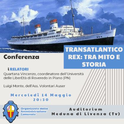 TRANSATLANTICO REX: Tra Mito e Storia TRANSATLANTICO REX: Tra Mito e Storia