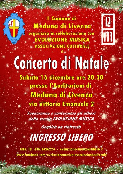 CONCERTO DI NATALE Associazione Culturale Evoluzione Musica 16 Dicembre 2023