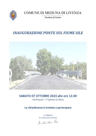 INAUGURAZIONE PONTE