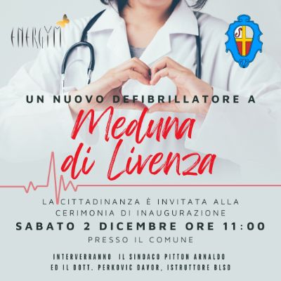 Locandina defibrillatore