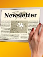 newsletter su tablet