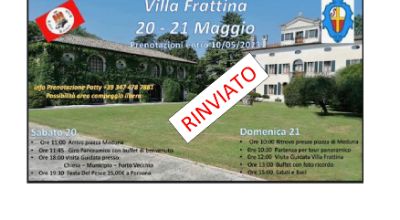 RINVIO RADUNO MAGGIOLINI RINVIO RADUNO MAGGIOLINI