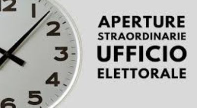 IMMAGINE PER AVVISO APERTURA STRAORDINARIA UFFICIO ELETTORALE IMMAGINE PER AVVISO APERTURA STRAORDINARIA UFFICIO ELETTORALE