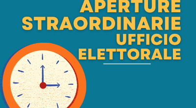 IMMAGINE PER APERTURE STRAORDINARIE UFFICIO ELETTORALE